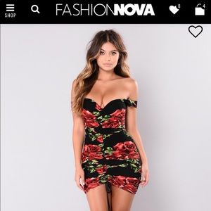 Fashion Nova Rose Dress